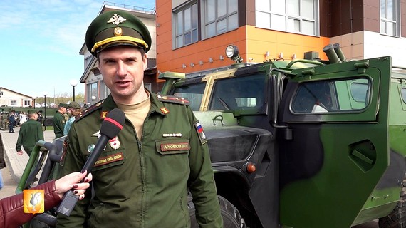Выставка новейшей российской боевой техники в п. Красное Эхо Гусь-Хрустального района